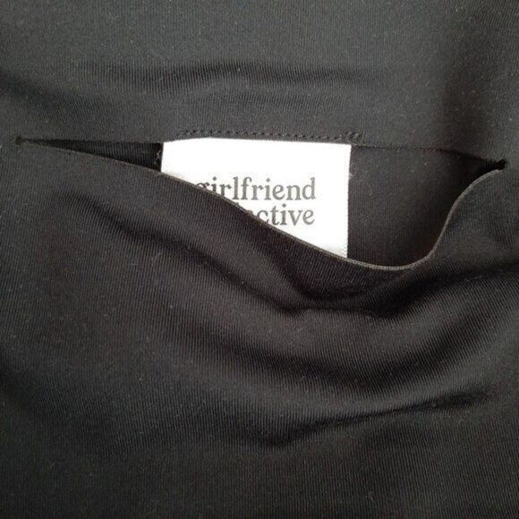 GIRLFRIEND COLLECTIVE Black Compressive High-Rise Crop Legging Sz S - Picture 9 of 12